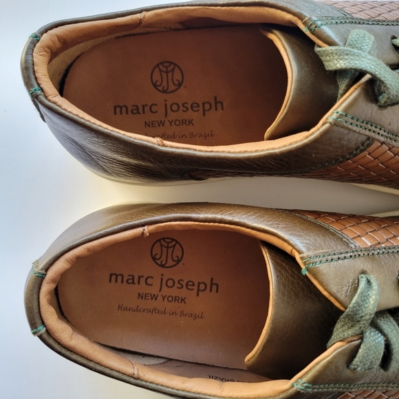 Marc Joseph Brown and Tan Sneakers - Picture 7 of 11